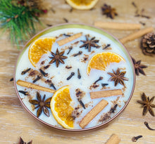 Load image into Gallery viewer, Winter Spice Soy Candle, Organic Essential Oil Blend Soy Candle, Large Bowl Candle