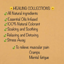 Load image into Gallery viewer, Natural Bath bomb set, Bath bombs Healing Collection, Large Bath Bomb, Relaxing Bath Bombs, Bath bomb gift set