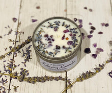 Load image into Gallery viewer, Organic Lavender Soy Candle, Hand Poured Soy Candle, 8 oz Candle, apothecary candle