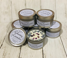 Load image into Gallery viewer, Organic Lavender Soy Candle, Hand Poured Soy Candle, 8 oz Candle, apothecary candle