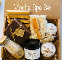 Load image into Gallery viewer, Spa Gift Set, Mocha Spa Set, Chocolate and Vanilla Spa Set, Gift Set