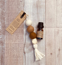 Load image into Gallery viewer, Reusable Car Air Freshener Felt Ball, Eco Friendly Organic Air Freshener Diffuser and Essential Oil Blend