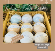 Load image into Gallery viewer, Natural Bath bomb set, Bath bombs Healing Collection, Large Bath Bomb, Relaxing Bath Bombs, Bath bomb gift set