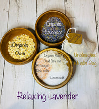 Load image into Gallery viewer, Relaxing Lavender Organic Spa Set