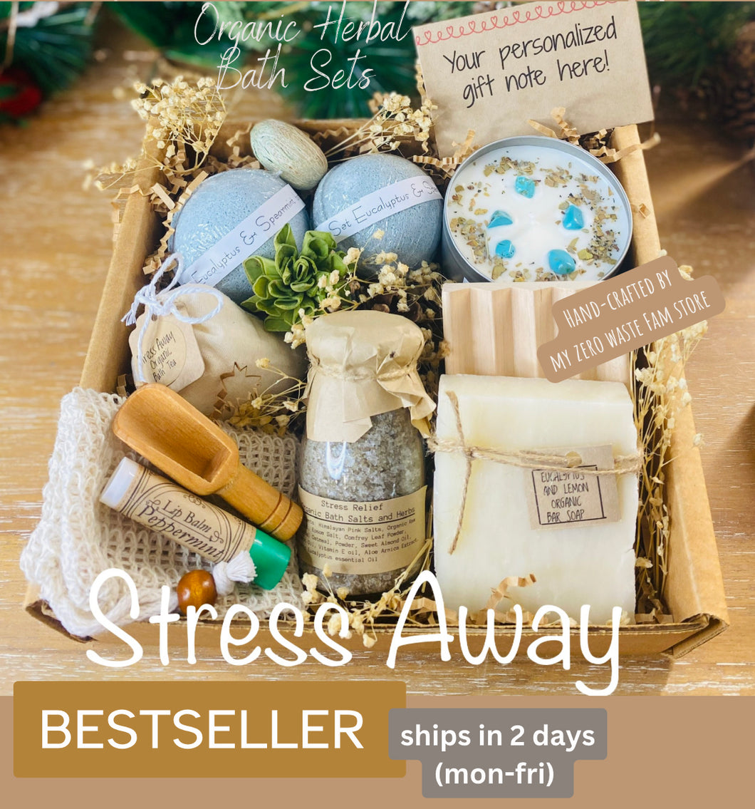 Stress Relief Organic Spa Set