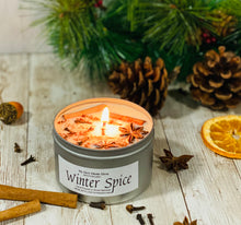 Load image into Gallery viewer, Winter Spice Soy Candle, Organic Essential Oil Blend Soy Candle, Large Bowl Candle
