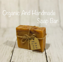 Load image into Gallery viewer, Citrus Cedar and Sage Organic and Handmade Artisan Soap Bar
