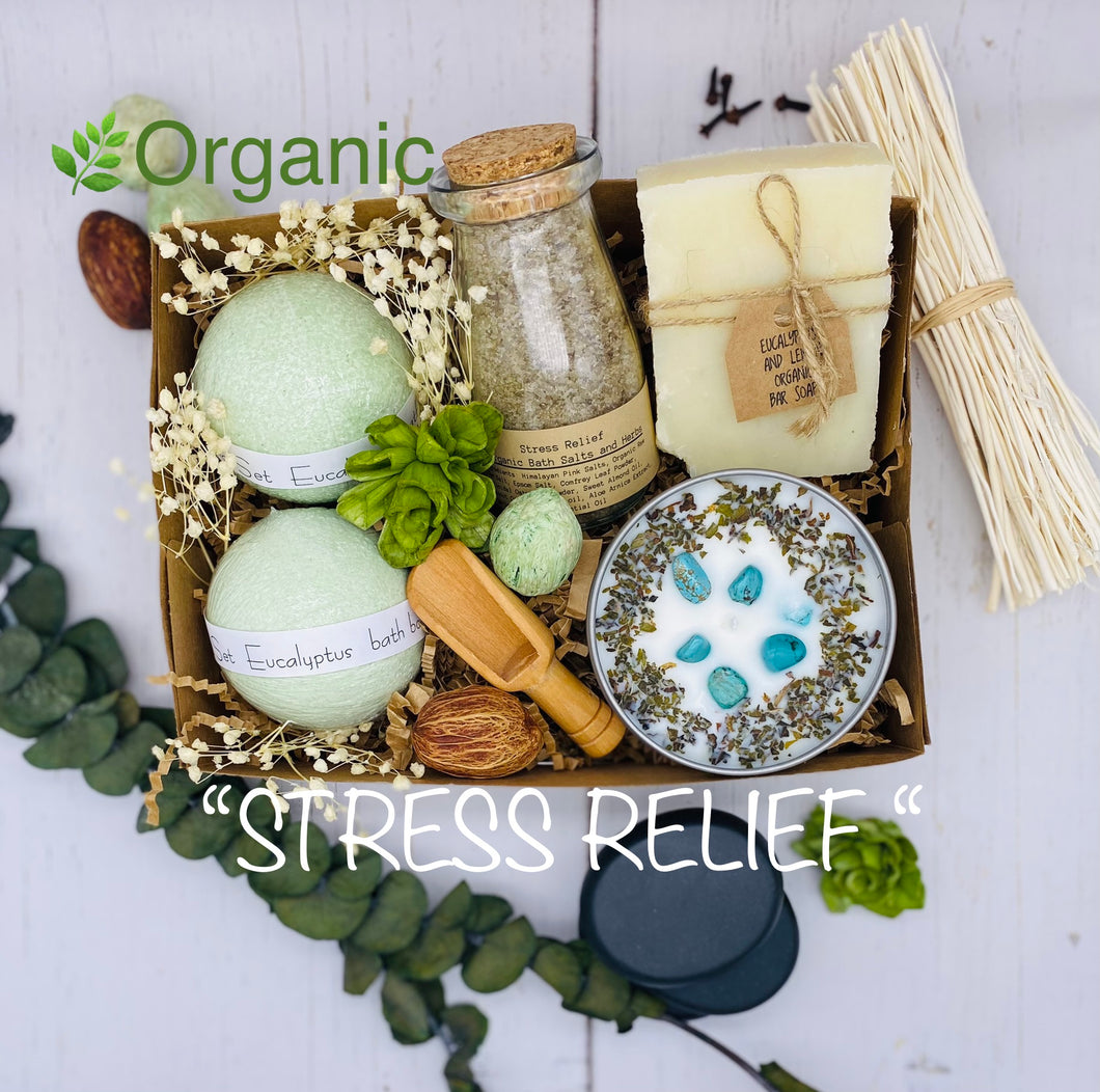 Stress Relief Organic Spa Set